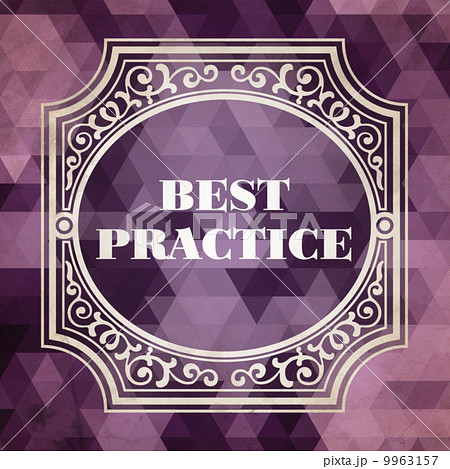 Best Practice. Vintage Background. 9963157