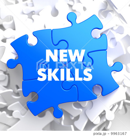 New Skills on Blue Puzzle. 9963167