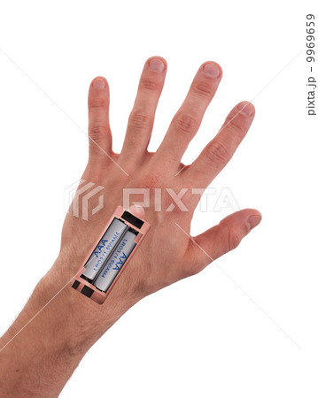 Robot - Insert the battery in an arm Robot - Insert the battery in an arm 9969659