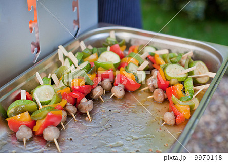 Sizzling barbecue sticks healthy vegetables Sizzling barbecue sticks healthy vegetables 9970148