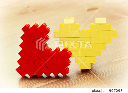 Two lego hearts Two lego hearts 9970984