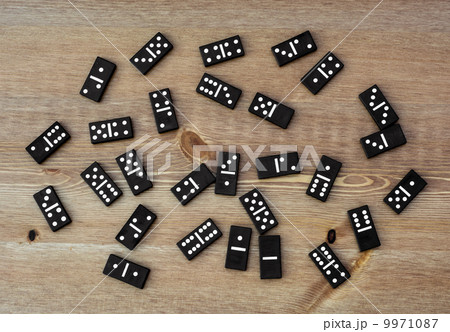 Black dominoes Black dominoes 9971087