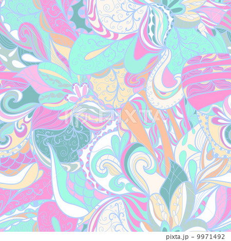 Seamless abstract hand-drawn texture 9971492