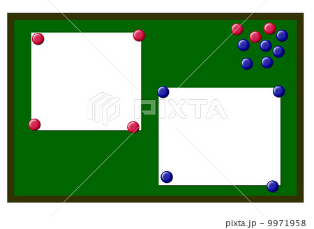 お知らせボードのイラスト素材