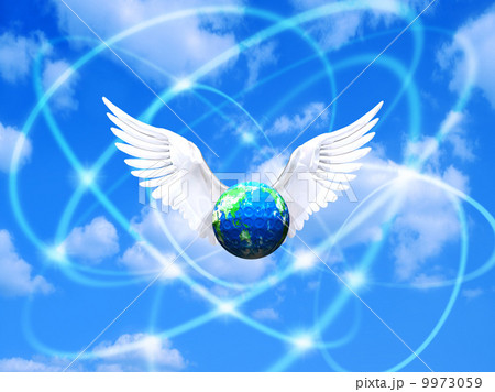 地球のゴルフボールが飛んでいく 地球のゴルフボールが飛んでいく 9973059