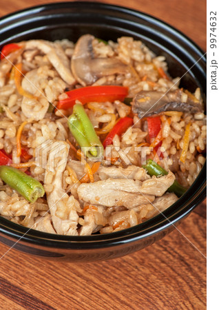 Rice chicken vegetable Rice chicken vegetable 9974632