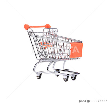 Shopping supermarket cart. 9976687