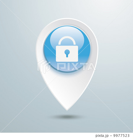 Location Marker DLock Blue Button 9977523