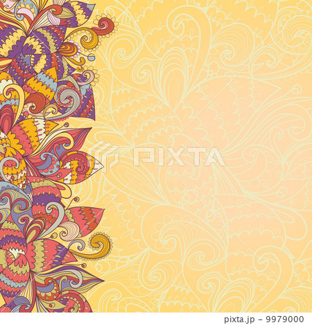 abstract background of petal and wave 9979000