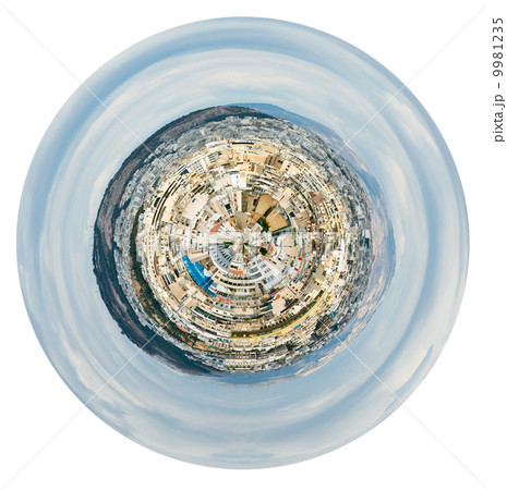 spherical panorama of Athens from Acropolis hill 9981235