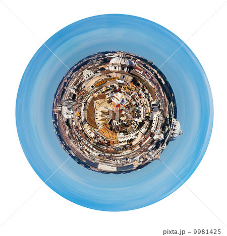 old center and St Peter Basilica, Rome 9981425