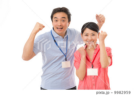 クールビズの男性と女性 クールビズの男性と女性 9982959