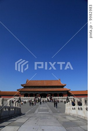 中国、北京、故宮の太和門 9982983