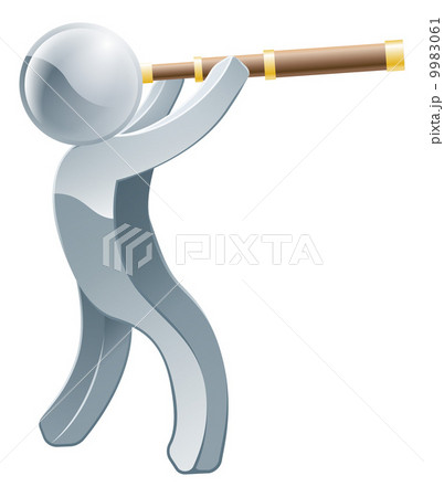 Telescope person concept 9983061