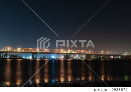 Night bridge lights 9983872