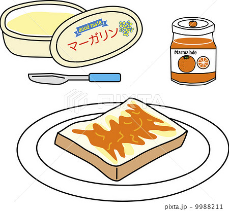 朝食 食パン マーマレード 朝食 食パン マーマレード 9988211