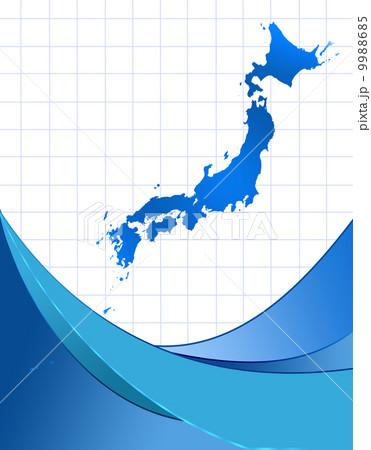 日本地図とフレーム 日本地図とフレーム 9988685