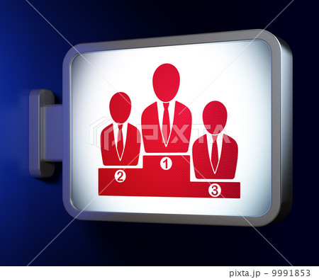 News concept: Business Team on billboard background News concept: Business Team on billboard background 9991853