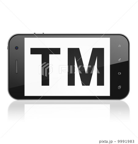 Law concept: Trademark on smartphone 9991983