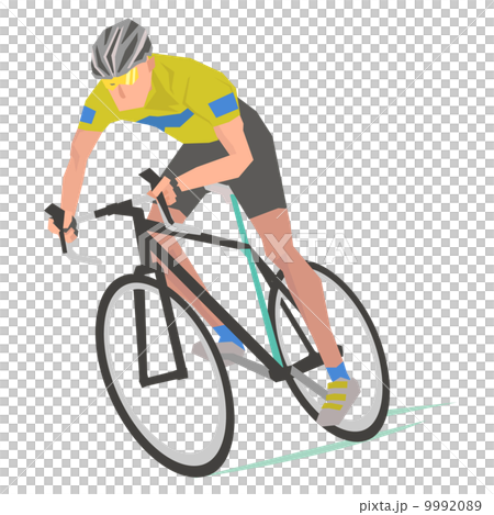 Cyclist champion vector illustration 9992089