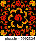 Abstract Hand-Drawn Floral Pattern 9992326