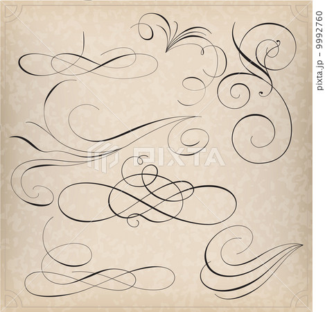Calligraphy elements 9992760