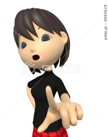 指をさす女性 9994629