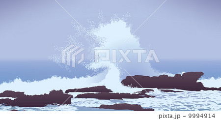 Pacific Ocean winter storm 9994914