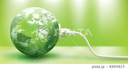 abstract green energy concept 9994925