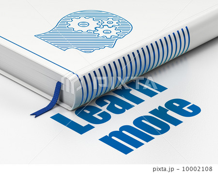 Education concept: book Head With Gears, Learn More Education concept: book Head With Gears, Learn More 10002108