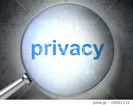 Security concept: Privacy with optical glass Security concept: Privacy with optical glass 10002132