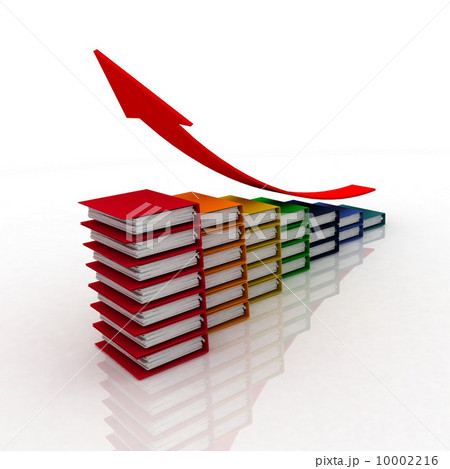 business diagram from folders for documents business diagram from folders for documents 10002216