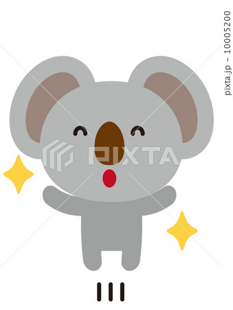 コアラ 二頭身の動物 シリーズ のイラスト素材