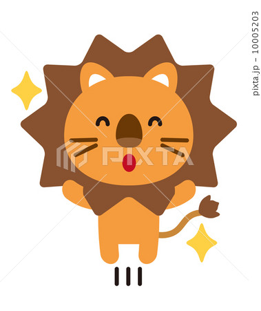 ライオン【二頭身の動物・シリーズ】 10005203