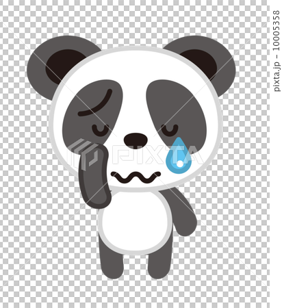 パンダ【二頭身の動物・シリーズ】　 10005358