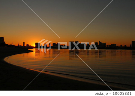 お台場の夕暮れ 10005831