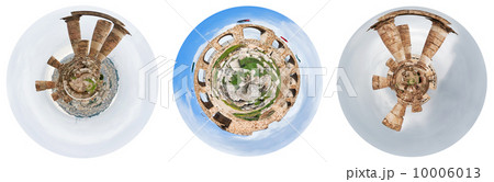 sphericals view of ancient ruins in Jordan 10006013