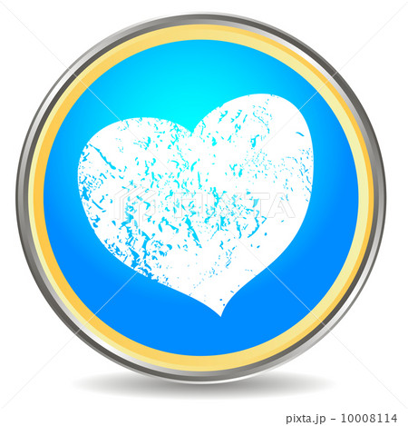 Grunge heart icon 10008114