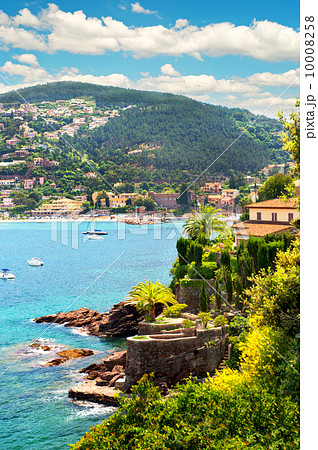 mediterranean landscape with sea and blue sky 10008258