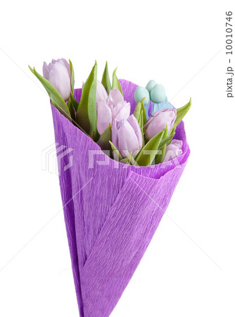 Bunch from easter aggs and tulips 10010746