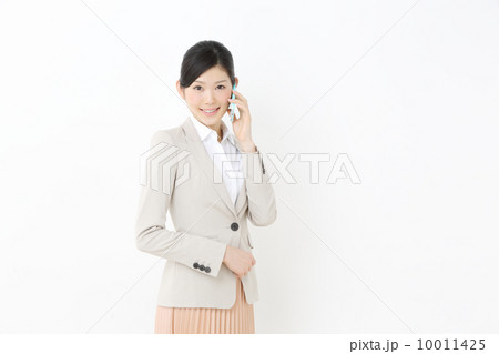 スマートフォン・女性 スマートフォン・女性 10011425