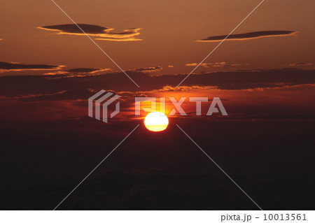 富士五合目からの日の出 10013561