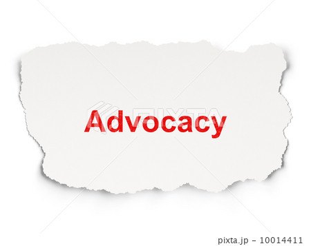 Law concept: Advocacy on Paper background 10014411