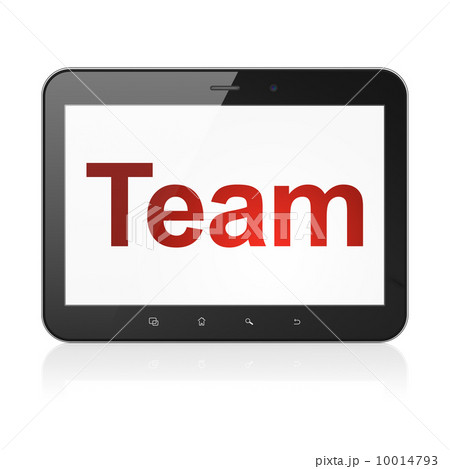 Finance concept: Team on tablet pc computer Finance concept: Team on tablet pc computer 10014793