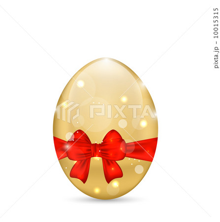 Easter paschal shine egg with red bow Easter paschal shine egg with red bow 10015315