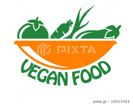 Vegan food icon with vegetables Vegan food icon with vegetables 10015403