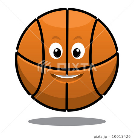 Bouncing happy brown basketball ball Bouncing happy brown basketball ball 10015426