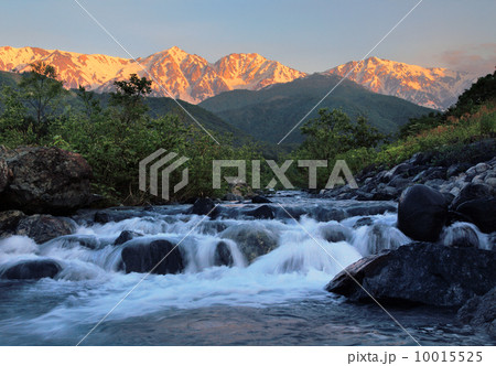 白馬三山モルゲンロート 10015525