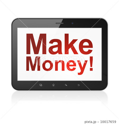 Business concept: Make Money! on tablet pc computer 10017659