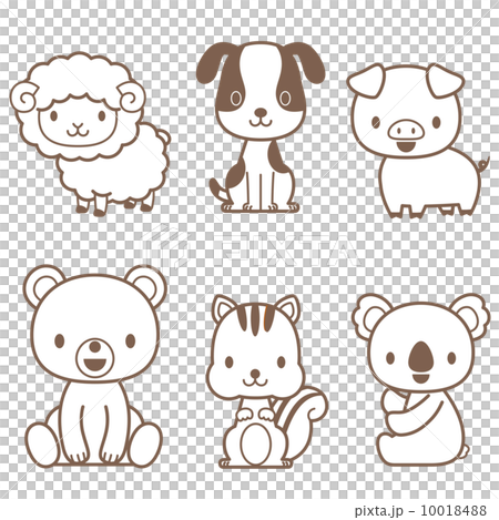 動物 イラスト セット 動物 イラスト セット 10018488